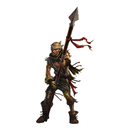 Lancer, as drawn in the game